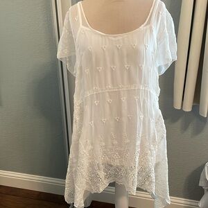 Johnny Was for Love and Liberty 100% silk size large